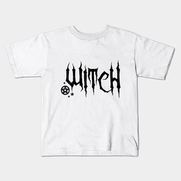 Witch and Penatcle Kids T-Shirt by imphavok